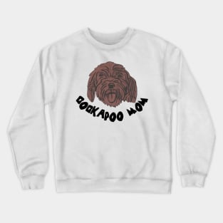 Cockapoo Mom, Chocolate Cockapoo Crewneck Sweatshirt